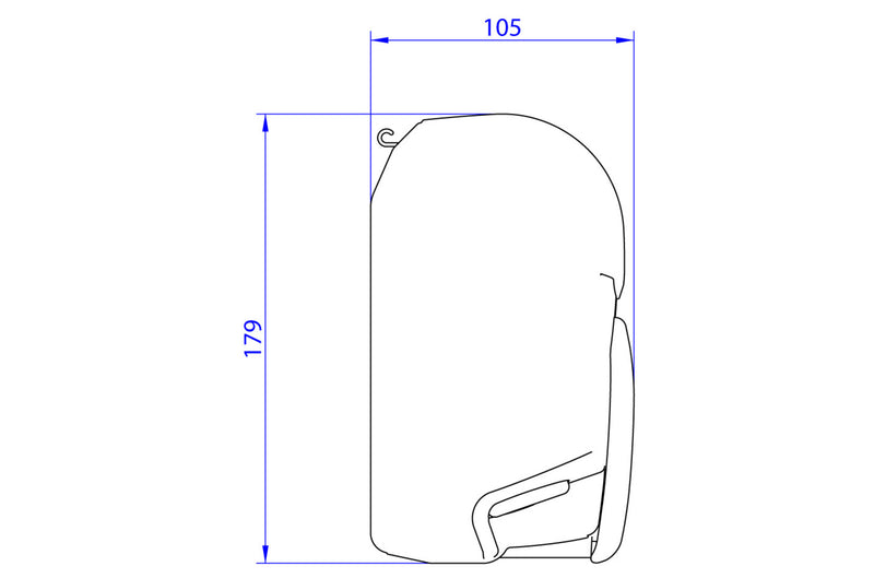 Thule Omnistor 8000 markiisi, hopea