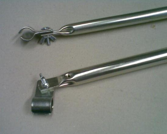 Vaakatanko 25x1 mm, teräs, 115-200cm - ProCaravan