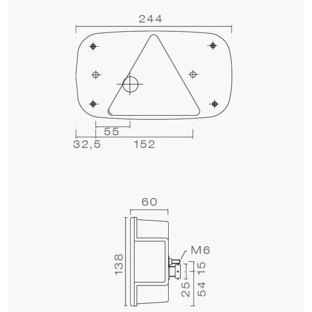 Aspöck multipoint 3 oikea 12v 5 napainen