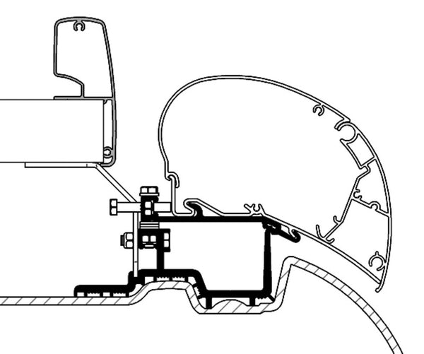 Thule Kiinnityssarja Sprinter 2007-/Crafter - ProCaravan