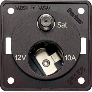 Berker Rasia upot. 12V + SAT, 10 kpl - ProCaravan