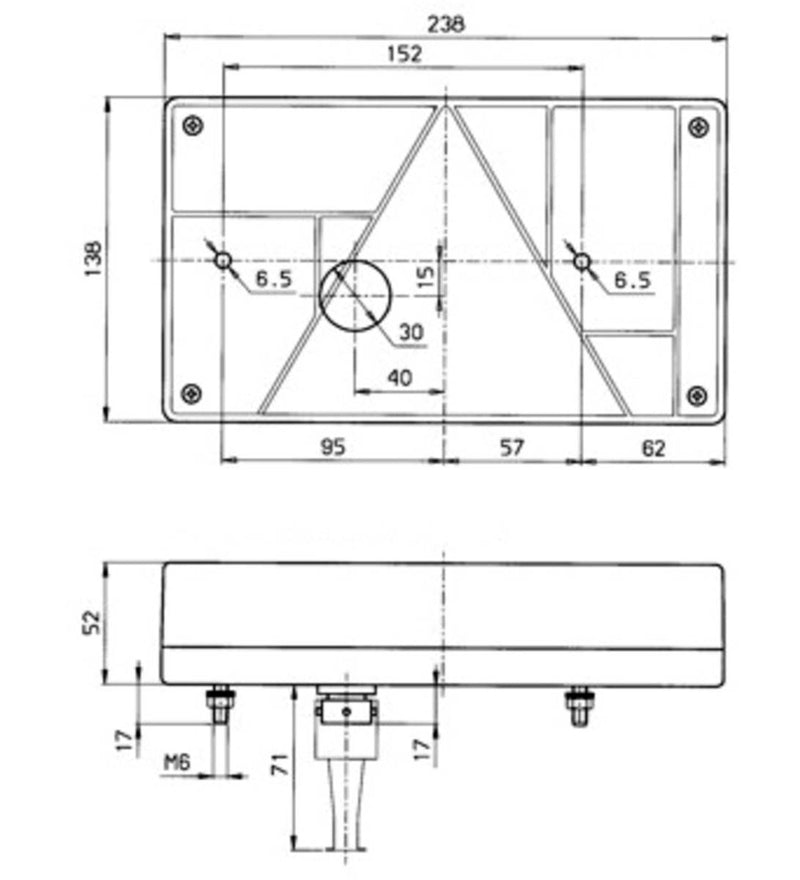 Jokon Combi 595 oikea peruutusvalolla 