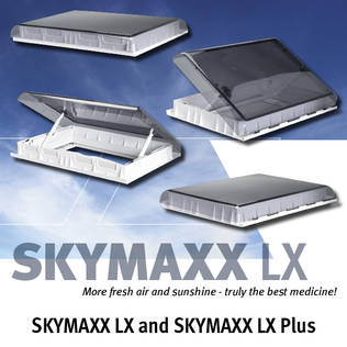 Kattoluukku 700x500 Skymaxx LX, 43-63mm paksuun kattoon - ProCaravan